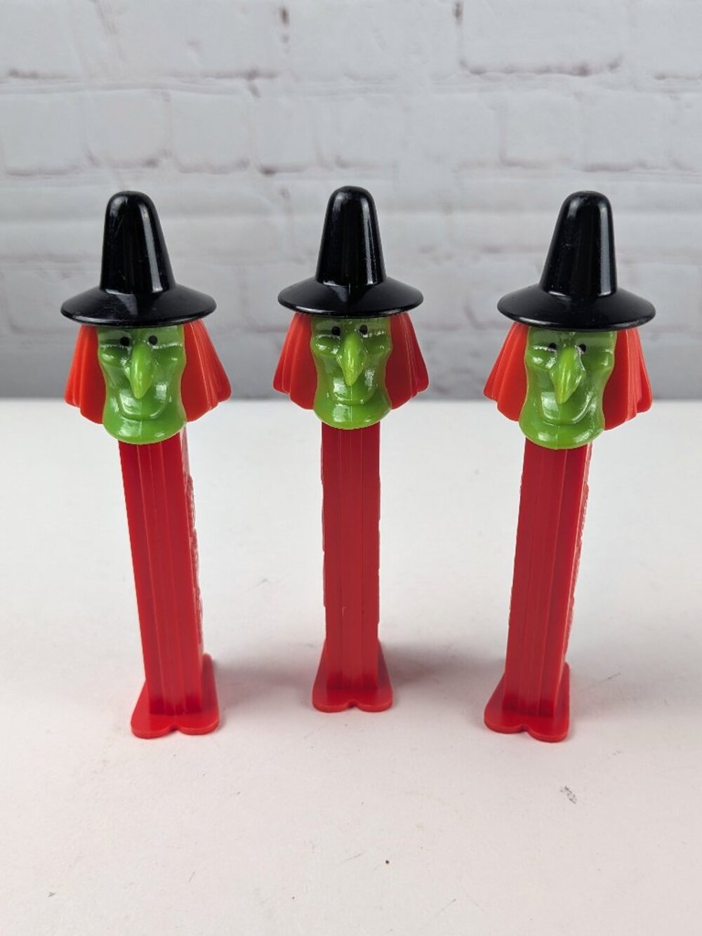Vintage Halloween Witch PEZ Dispenser Lot of 3